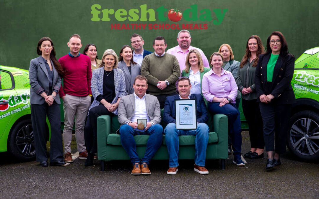 Freshtoday Team showcasing their AIBF Award