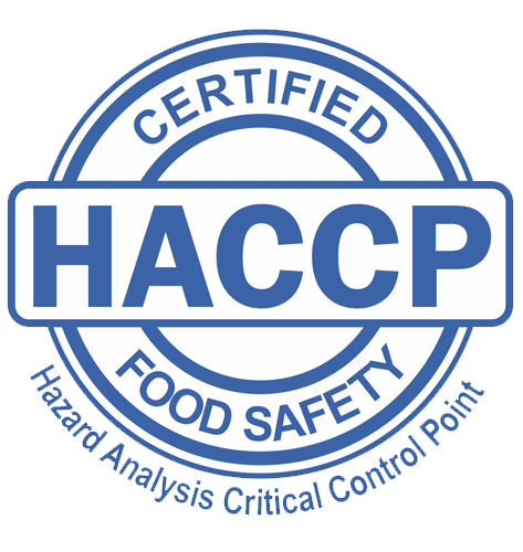HACCP certified food safety badge — Freshtoday South West staff trained to highest industry standards